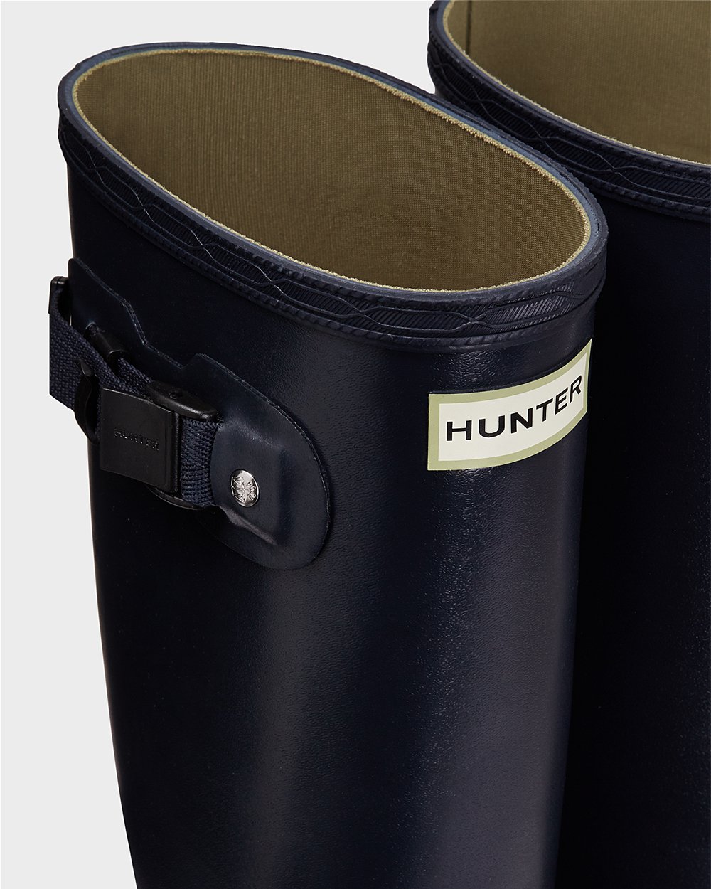 Hunter Norris Field Tall Rain Boots - Shop Online Womens Navy - HDOFAR923